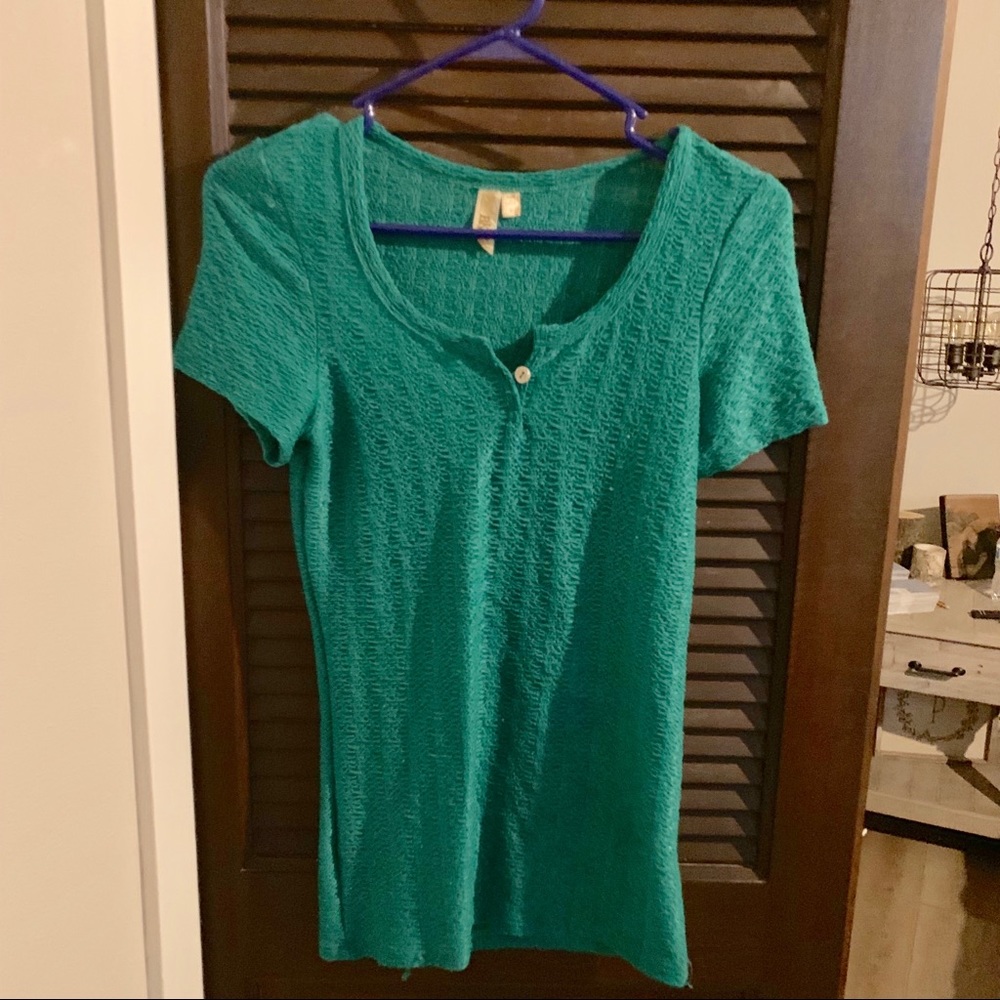 BKE Teal Shirt Sleeve Tee